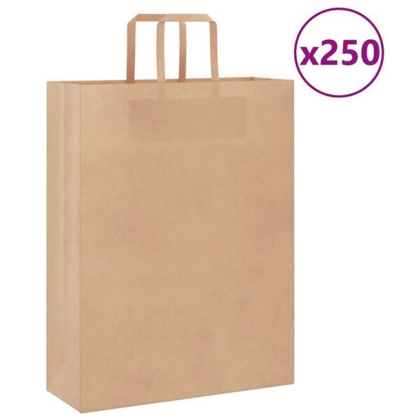 paper carrier bags, 250 pcs. with handles, 32x
